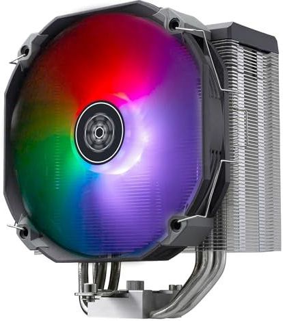 SilverStone Technology Argon V140 ARGB ARV140-ARGB, krachtige 140 mm koeler, speciaal ontwikkeld voor de nieuwste Intel en AMD sokkels, SST-ARV140-ARGB
