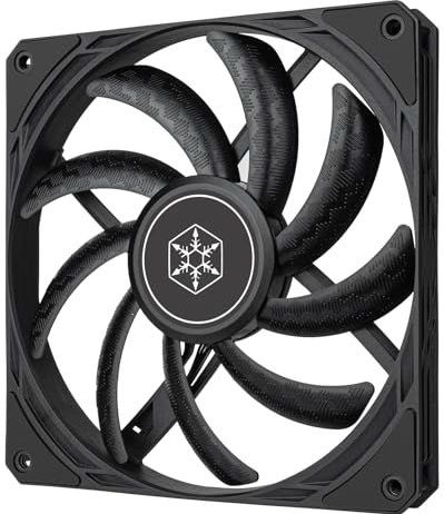 Silverstone - SilvStone SST-AS140B - PC Ventilator - Zwart - 140mm