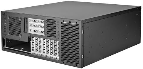 4U - Rackmount Chassis - Zwart - Staal - 11 PCI Uitbreidingssleuven