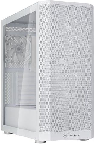 Silverstone - FARA ATX Mid-Tower - Gaming Chassis - Wit - PC-behuizing