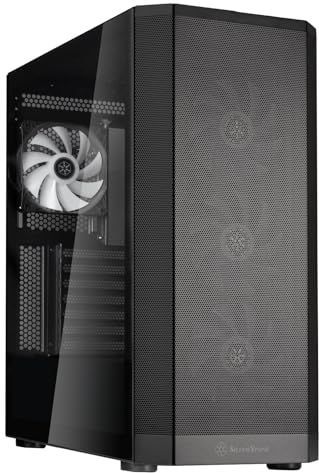 Silverstone - SST-FA514X-BG - ATX Mid-Tower Behuizing - Zwart - Glas