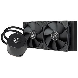 SilverStone - NovaPeak 240 - Vloeistofkoeloplossing - Zwart - Koper