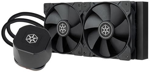 SilverStone - NovaPeak 240 - Vloeistofkoeloplossing - Zwart - Koper