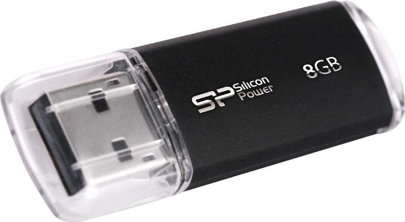 Silicon Power Ultima-II USB flash drive 8 GB USB Type-A 2.0 Zwart
