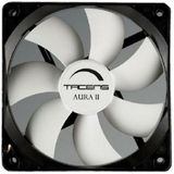Tacens Aura II 8cm Computer behuizing Ventilator Zwart, Wit