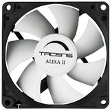 Tacens Aura II 12cm Computer behuizing Ventilator Zwart, Wit