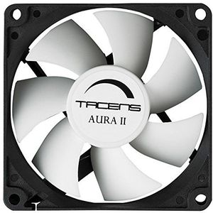 Tacens Aura II 12cm Computer behuizing Ventilator Zwart, Wit