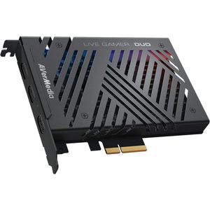 AVerMedia Live Gamer DUO Capture Card - Zwart - Dual HDMI