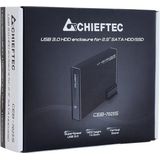 Chieftec - CEB-7025S - Harddisk Behuizing - Zwart - Aluminium - USB 3.0