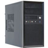 Chieftec CT-01B-350GPB computerbehuizing Mini Tower Zwart 350 W