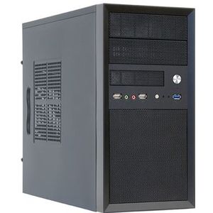 Chieftec CT-01B-350GPB computerbehuizing Mini Tower Zwart 350 W