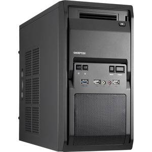 Chieftec LT-01B-350GPB Mini-tower PC-behuizing Zwart