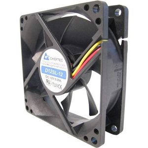 Chieftec AF-1225S koelsysteem voor computers Computer behuizing Ventilator Zwart