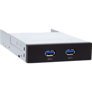 Chieftec MUB-3002 drive bay panel 8,89 cm (3.5") Carrierpaneel Zwart, Zilver