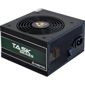 Chieftec TASK TPS-500S ATX-12V 12CM VENTILATOR 500W (500 W), PC-voedingseenheid, Zwart