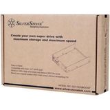 Silverstone SST-HDDBOOST - Nikkel - 3,5" naar 2,5" SSD Harde Schijf Boost-apparaat