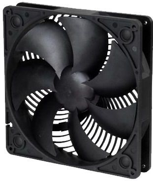 Silverstone - Luchtpenetrator AP181 - PC Ventilator - Zwart - 180 mm - 1 x