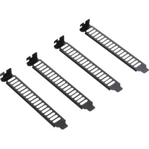 Silverstone SST-Aeroslots-B - PCI Slot Covers - Zwart - 4 Stuks