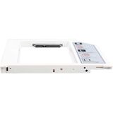 SilverStone - Treasure TS08 - Opslagbay-adapter - Wit - Geheugen Slotadapter