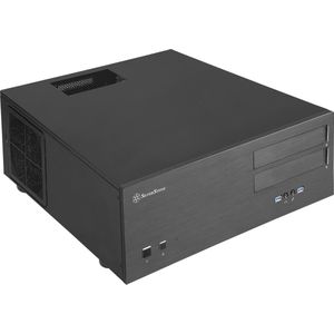 Silverstone - SST-GD08B - PC-behuizing - Zwart - USB 3.0 - ATX, mATX