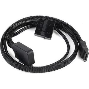 Silverstone - SST-CP10 - SATA naar SATA Adapter - Zwart - Interne Kabel