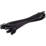 Silverstone - SST-PP06B-EPS55 - Interne Kabel - Zwart - 20+4-pins ATX12V - 55 cm