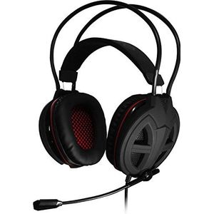 Gamdias Lift V2 Rood (GHS3300) (Bedraad), Gaming headset, Rood, Zwart