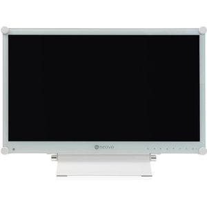 Neovo X-22E - LED-monitor - 21.5 - 1920 x 1080 Full HD (1080p) - TN - 250 cd/m² - 3 ms - HDMI, DVI-D, VGA, DisplayPort - luidsprekers - wit