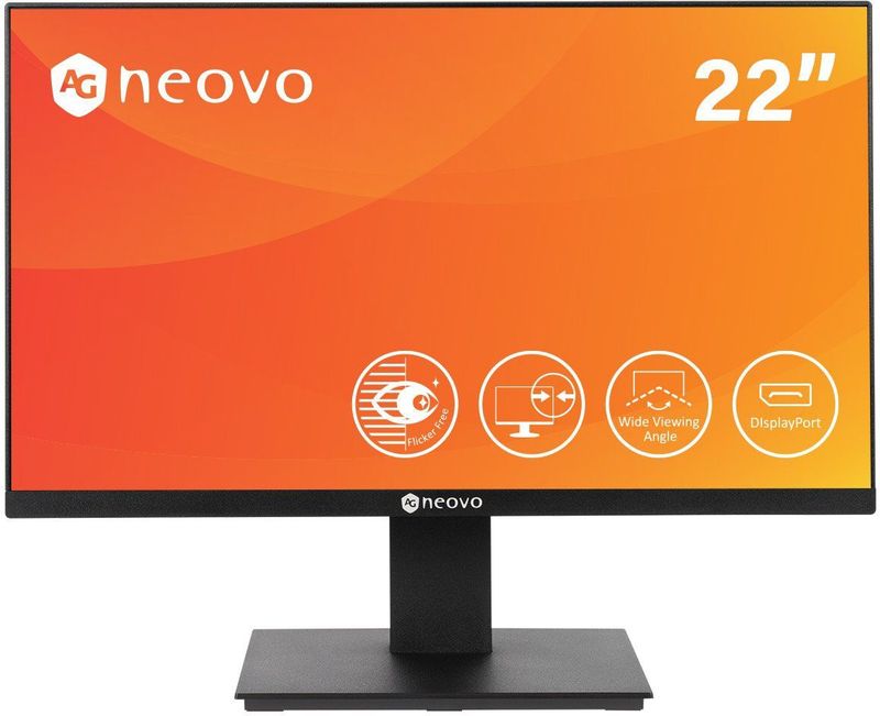 AG Neovo LA-2202 LED display 54,6 cm (21.5") 1920 x 1080 Pixels Full HD LCD Zwart