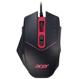 Acer Nitro Gaming Mouse (4.200 DPI, aanpasbaar met vier niveaus en acht toetsen incl. Burst Fire, LED-verlichting, optionele gewichten (4x 5g)) rood/zwart