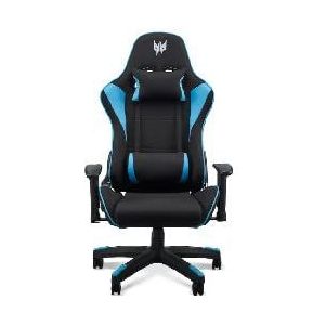 Predator Chair Rift Lite Gamingstoel, bureaustoel, Lombarekussen, afneembare kop, verstelbare armleuningen, rugleuning max. 150 graden, stalen frame, ademend, zwart en blauw