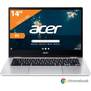 Acer - Chromebook Spin 314 - Laptop - Zilver - 14 Inch - 4 GB RAM - 64 GB Flash