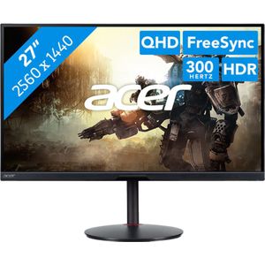 Acer NITRO XV2 XV272UKFbmiipruzx computer monitor 68,6 cm (27 inch) 2560 x 1440 Pixels LED Zwart