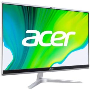 Acer Aspire C24-1650, AIO desktop-pc, 8 GB DDR4, 512 GB SSD, 23,8” IPS FHD LED LCD-scherm, Intel UHD, WiFi, webcam, geen besturingssysteem/draadloos toetsenbord + muis