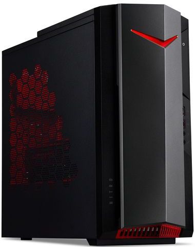 Acer NITRO 50 N50-640 Intel® Core™ i5 i5-12400F 16 GB DDR4-SDRAM 512 GB SSD NVIDIA GeForce RTX 3060 Windows 11 Home Desktop PC Zwart