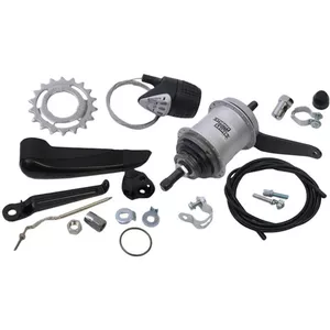 36-gats Achternaaf Met Terugtraprem – 18T Tandwiel, 170mm As, 120mm Achteropening, Roestvrij Staal, Voor Singlespeed Fietsen, Zilver