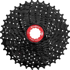 Cassette 10 speed Sunrace CSMX0 11-36T - zwart/rood