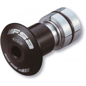 FSA Krallenmutterset Compressor 1 1/8 inch Carbon Steerer Materiaal Fiets Unisex - Volwassenen, Zwart-Zwart, TU EU