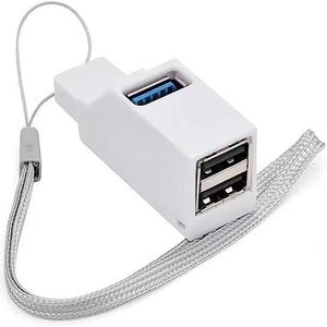 Draagbare Multi-Interface Hub Splitter USB3.0 High-Speed Hub Wit