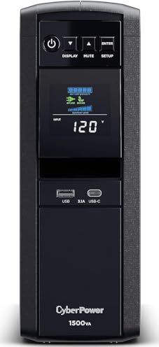 Cyberpower - CP 1200EIPFCLCD - UPS - Lijninteractief - 1200VA - 720W
