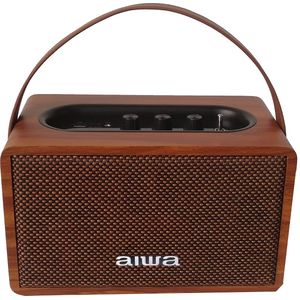 Aiwa MI-X100 Retro bluetooth speaker 20 Watt - bruin