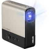 ASUS ZenBeam E2 Mini-LED-projector (beamer, auto-portretmodus, 300 ledlumen, WVGA, draadloze projectie, USB type A. HDMI, 4 uur batterijduur)