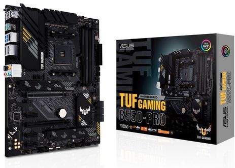 Asus TUF GAMING B550-PRO Moederbord Socket AMD AM4 Vormfactor ATX Moederbord chipset AMD® B550