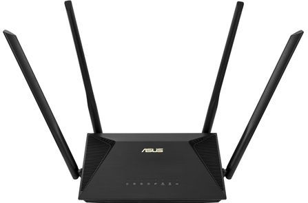 ASUS RT-AX53U Router - Zwart - Draadloos - Gigabit Ethernet - Dual-band