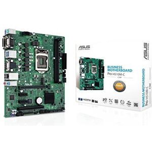 ASUS Pro H510M-C/CSM - Moederbord - micro ATX - LGA1200 voet - H510 - USB 3.2 Gen (LGA 1200, Intel H510, mATX), Moederbord
