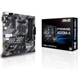 ASUS PRIME A520M-A II/CSM moederbord AMD Micro ATX, DDR4 socket AM4, 4x SATA 6 Gb/s, M.2-sleuf, Ethernet Realtek, DisplayPort, HDMI, USB 3.2 Gen 2 en Type-C
