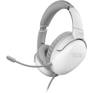 ASUS ROG Strix Go Core Moonlight White Gaming Headset (bekabeld, 3,5 mm jackplug, lichtgewicht, PC, console, smartphones) wit