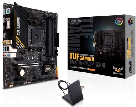 ASUS TUF GAMING A520M-PLUS WIFI AMD A520 Socket AM4 micro ATX
