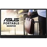 ASUS ZenScreen MB165B - 15,6 Zoll tragbarer USB Monitor - HD 1366x768, Autorotation, leichtes Design, Smartcase, Stativ Sockel - TN Panel, 16:9, entspiegelt, schwarz