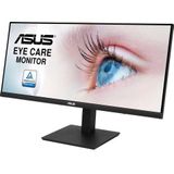 ASUS VP349CGL - 34 inch UWQHD pc-monitor - IPS-paneel - 21:9-1ms - 100Hz - 3440 x 1440-300cd/m² - DisplayPort, HDMI en USB-C - AMD FreeSync - HDR 10 - hoogteverstelling - console PS4 / Xbox One X